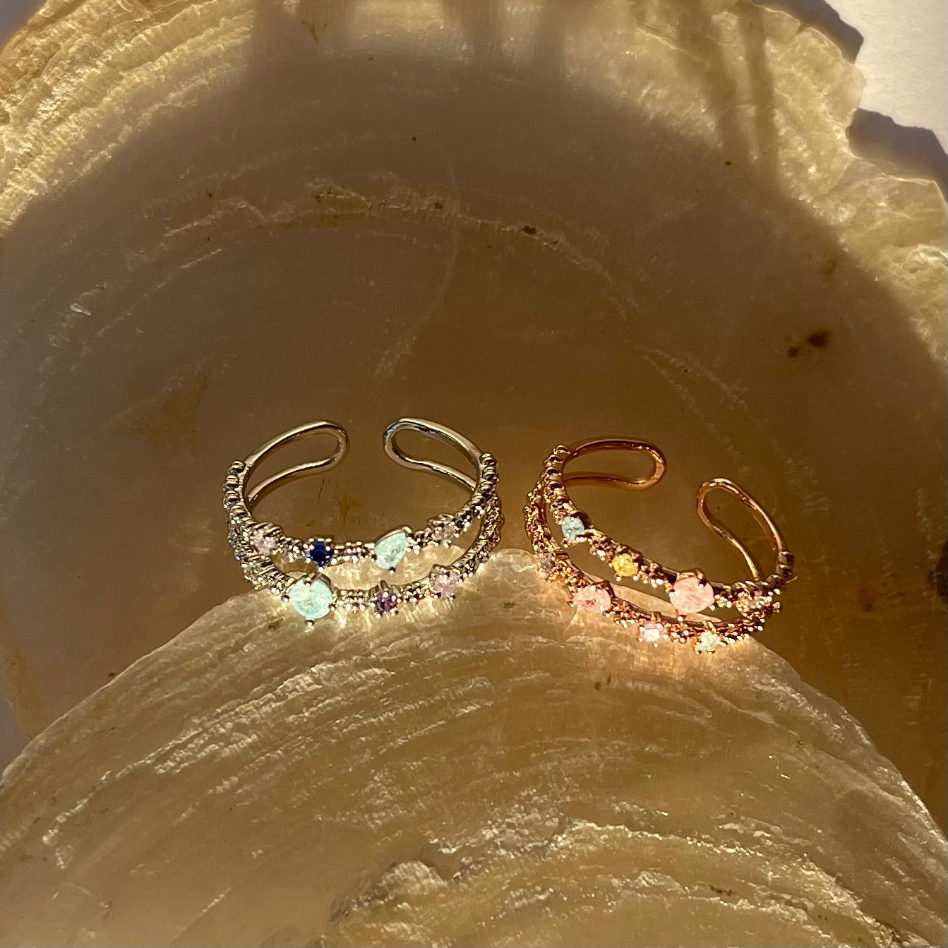 Sparkle Rainbow Ring NJJR1004