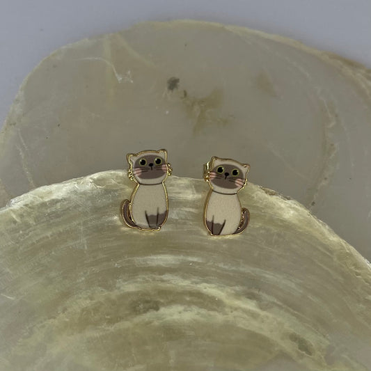 Siamese Cat Ohrringe AAEA370084