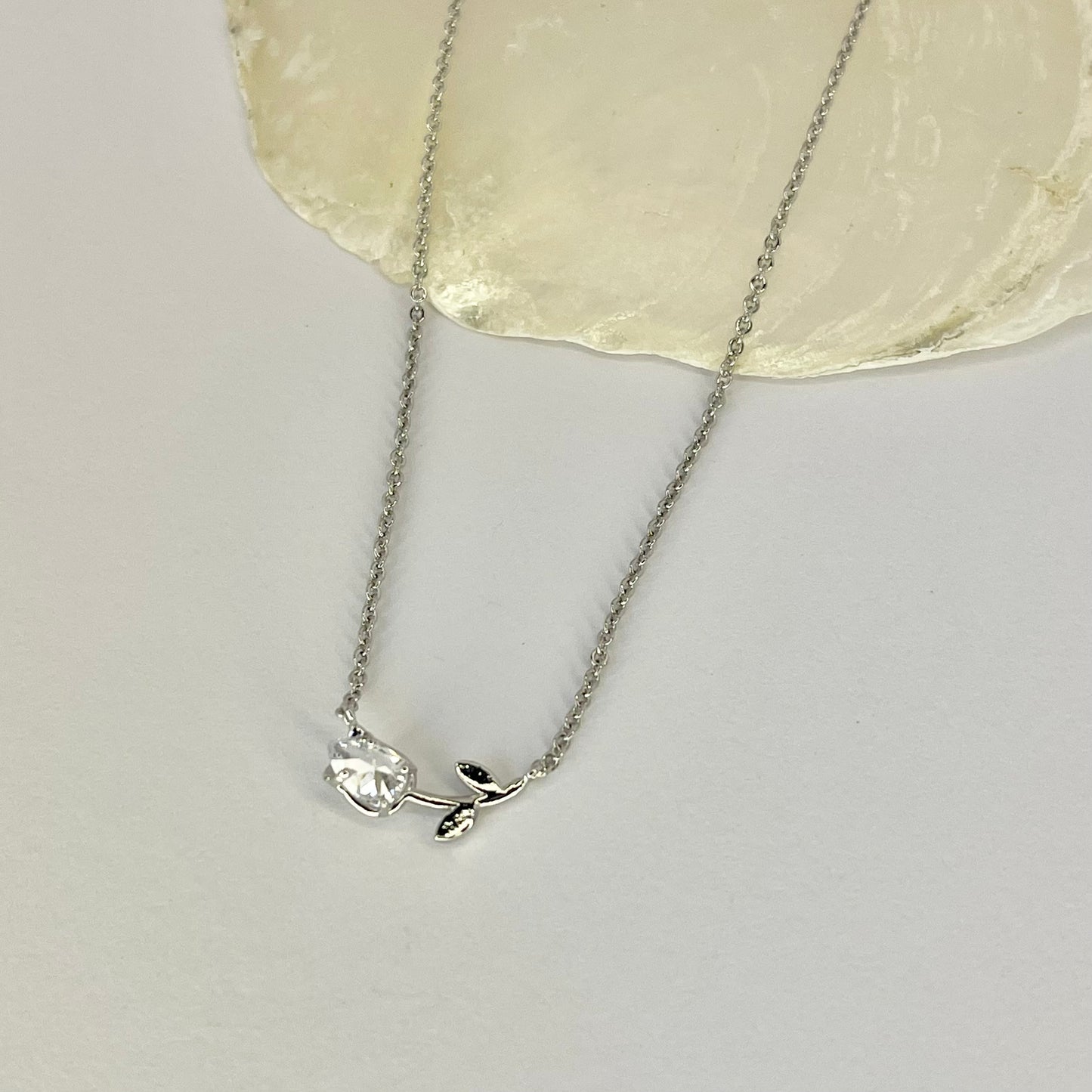 Glass Rose Halskette NTAEROJ2-2F