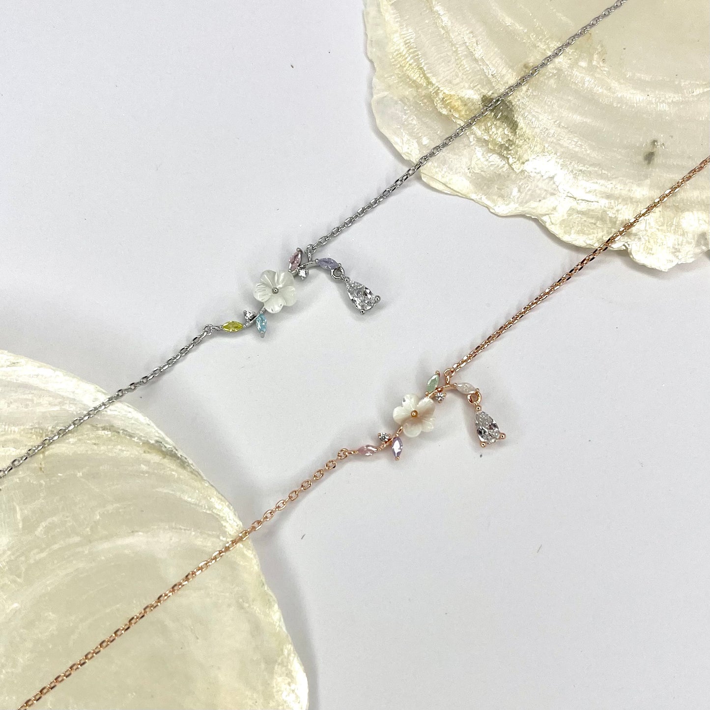 Exquisite Fleur Halskette NJJN1024