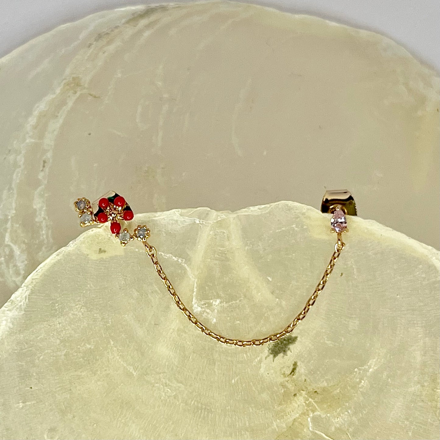 Red Blossom Ohrring AAEA060416