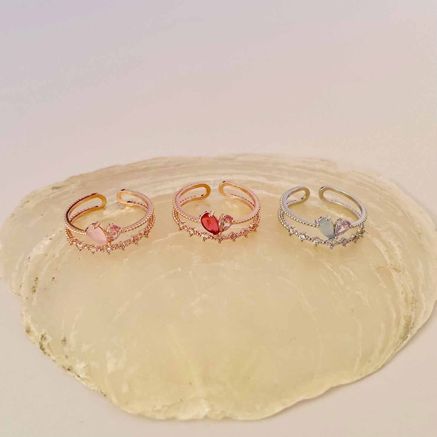 Split Heart Ring NJRR1014