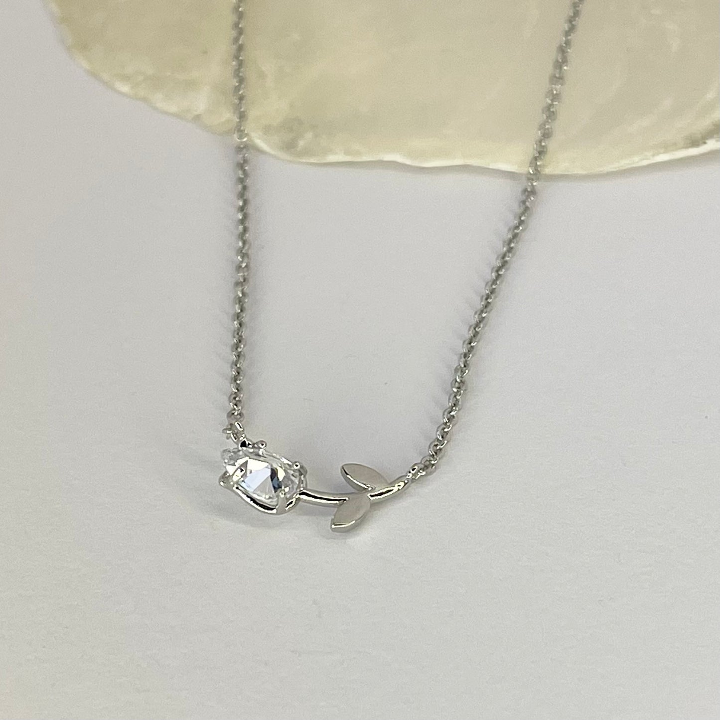 Glass Rose Halskette NTAEROJ2-2F