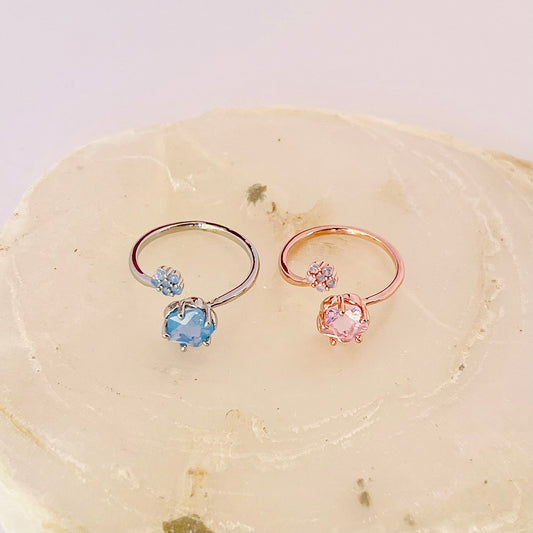 Clear Flower Ring NJJR1052