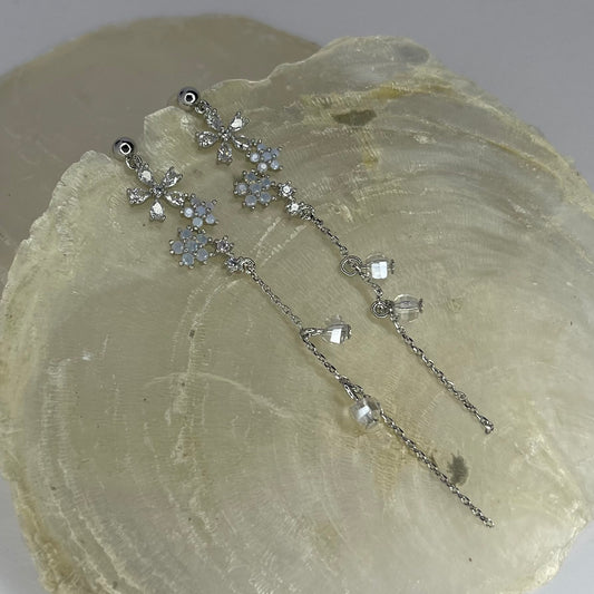 Flower and Raindrop Ohrringe AAEB089001