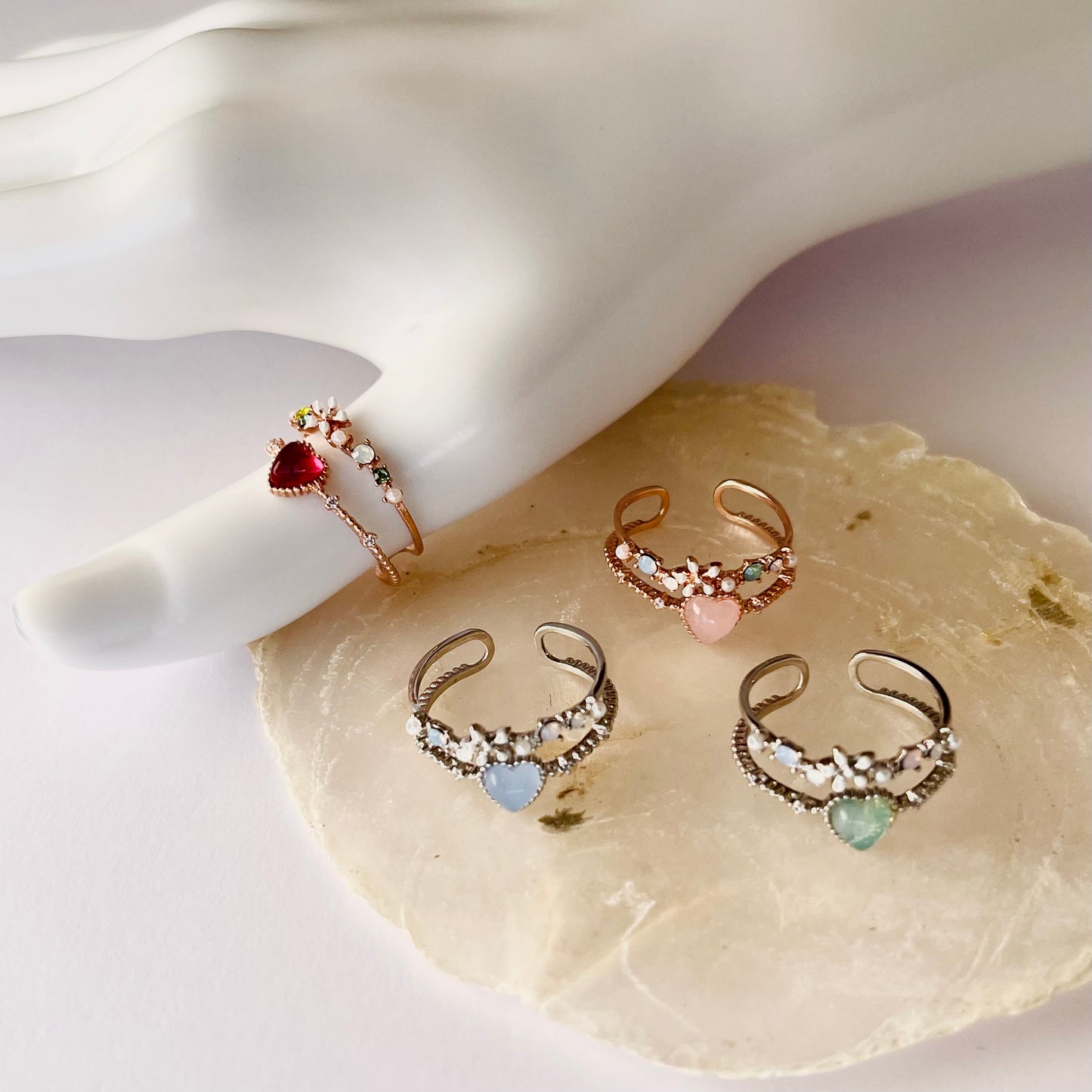 Heart Diadem Ring NJJR1002