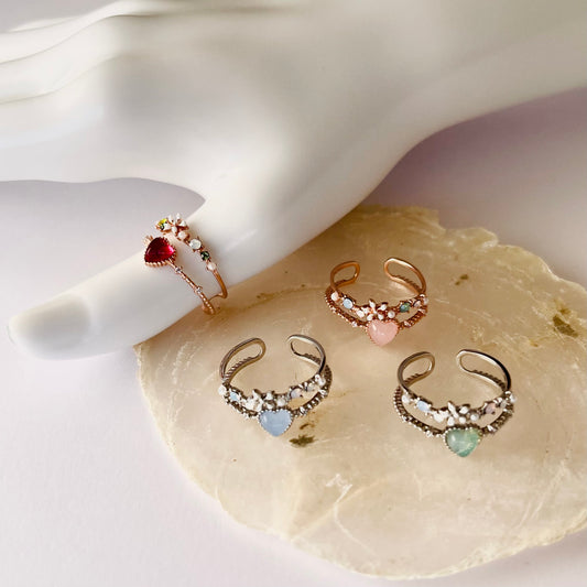 Heart Diadem Ring NJJR1002