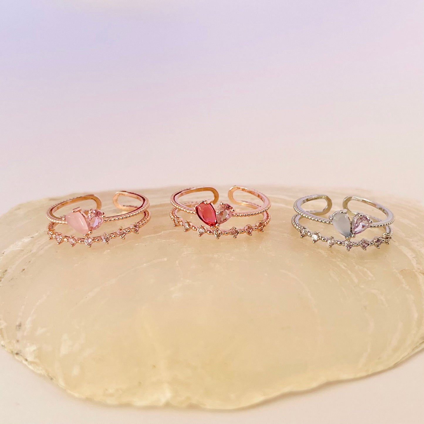 Split Heart Ring NJRR1014