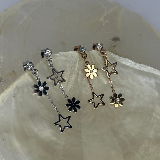 Stars & Flowers Ohrringe AAEA180143-4