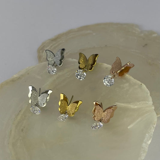 Schmetterlings-Ohrringe AAEA180115-117