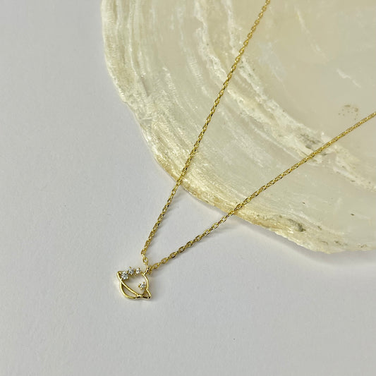 Golden Saturn Halskette AANA240059